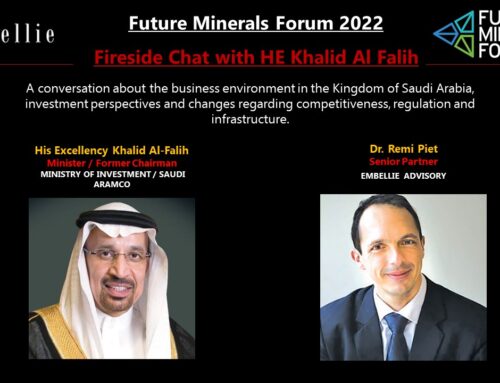 Future Mineral Forum 2022- Fireside chat with HE Khalid Al-Falih (Minister of Investment of the Kingdom of Saudi Arabia)